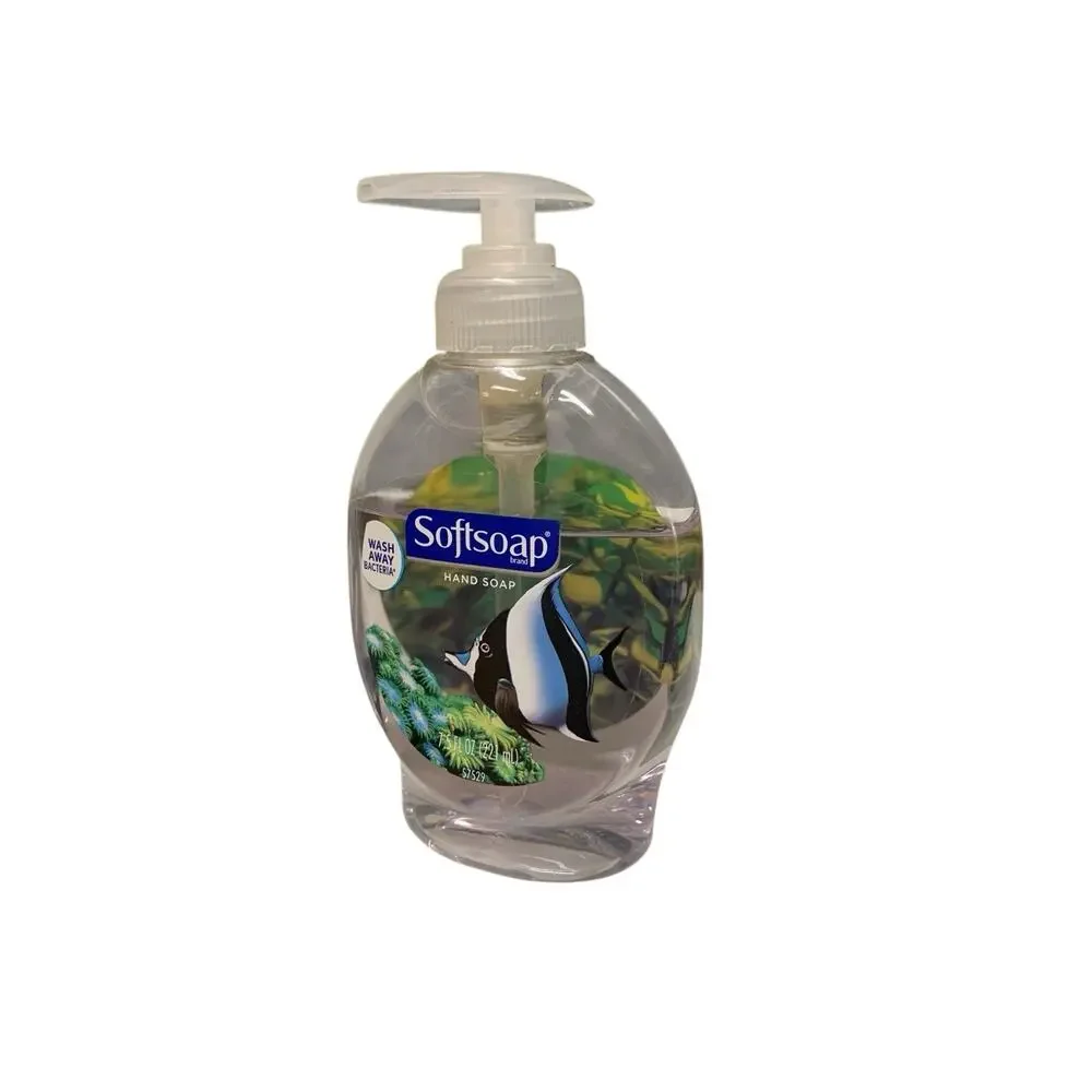 NEW‎ Vintage SoftSoap Aquarium Series Fish Panel Inside 7.5 oz Hand Soft Soap